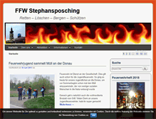 Tablet Screenshot of ffw-stephansposching.de